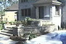 Retaining Wall with steps