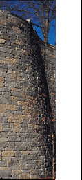 Design retaining walls more than 40 feet high with VERSA-LOK Weathered Mosaic