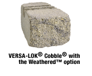 VERSA-LOK Weathered Cobble unit